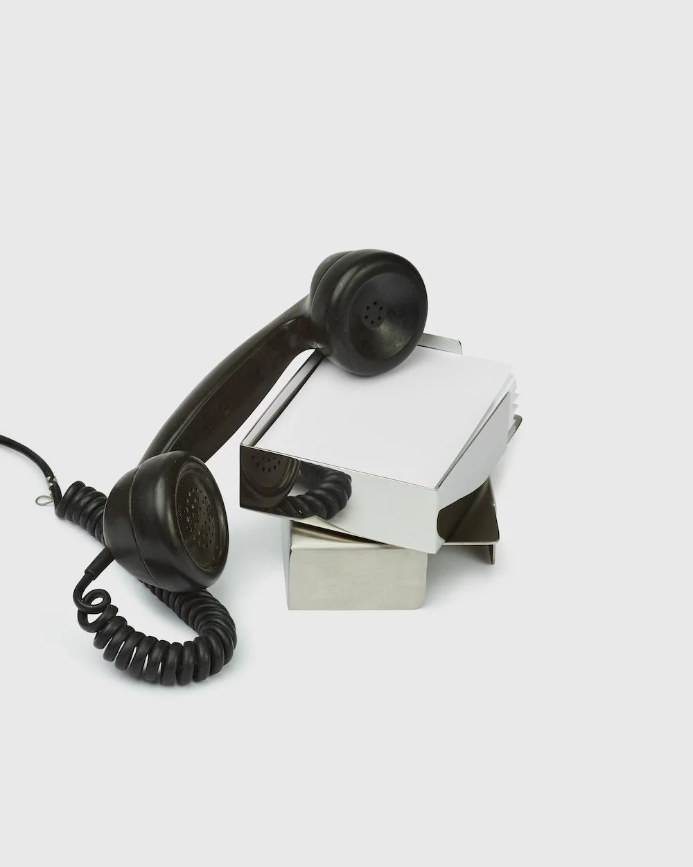 Memo Box in Brushed Stainless Steel — Alissa Bell Press